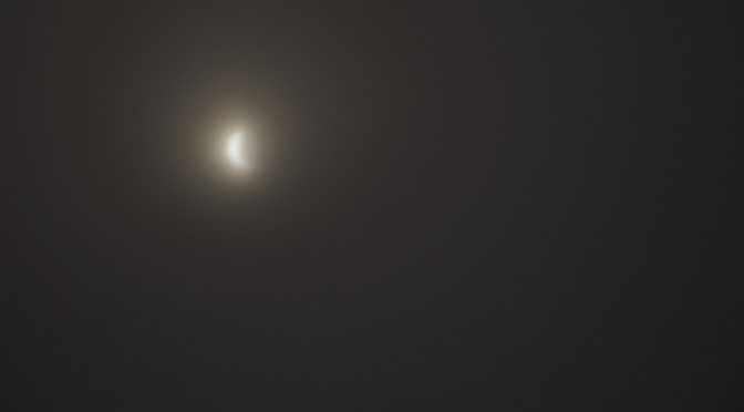 Partial eclipse in Molde