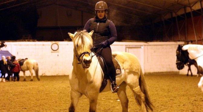 HiMolde student Dina Hansen loves horseback riding
