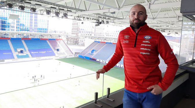 Utplassert der han draumer om å jobbe: På ein stor stadion i Noreg