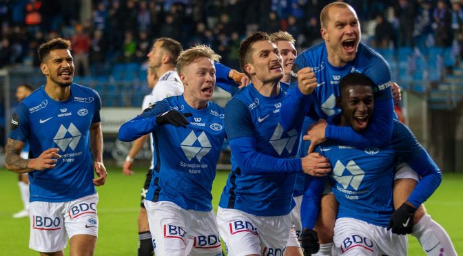 Molde FK herja med festfotball  i derbyet
