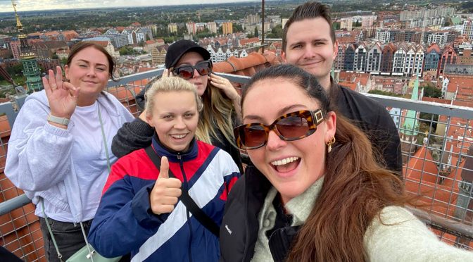 42 studentar dro på blåtur til Gdansk