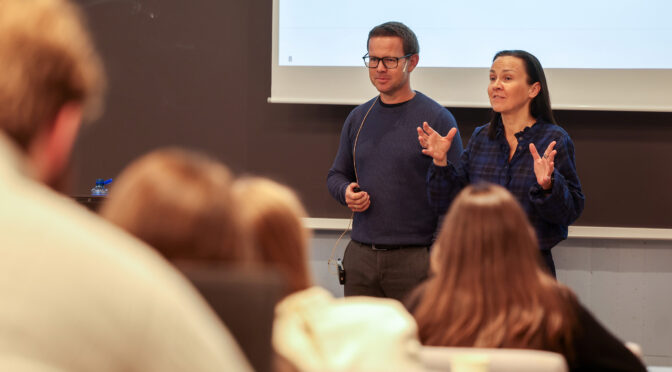 — Vi vil at studentene skal vite om oss